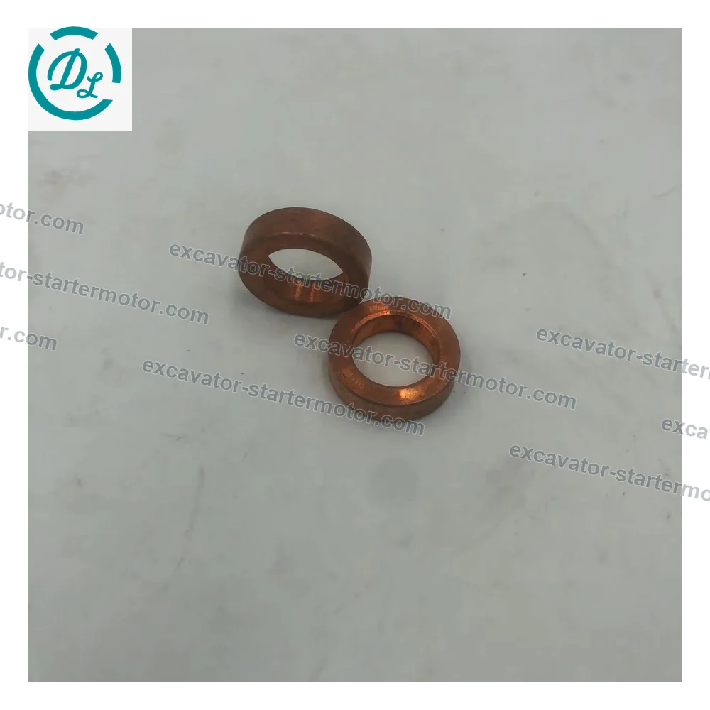 8-97139710-0 Injector Nozzle Gasket Washer for Isuzu 4JG2, OEM/reference 8-97139710-0, Copper Injector Nozzle Gasket / Washer, product view 4