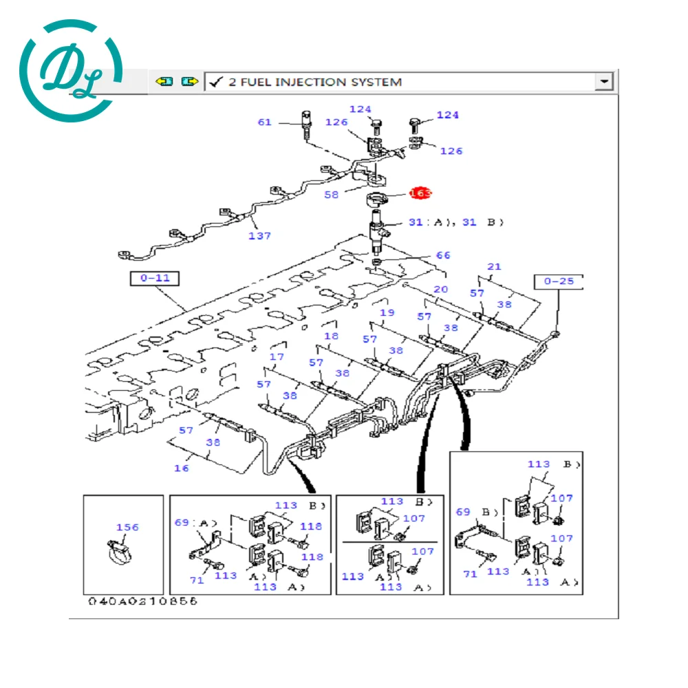 1-15319002-0 Engine Replacement Part for Excavator and Diesel Equipment, OEM/reference 1-15319002-0, Engine Replacement Part, product view 5