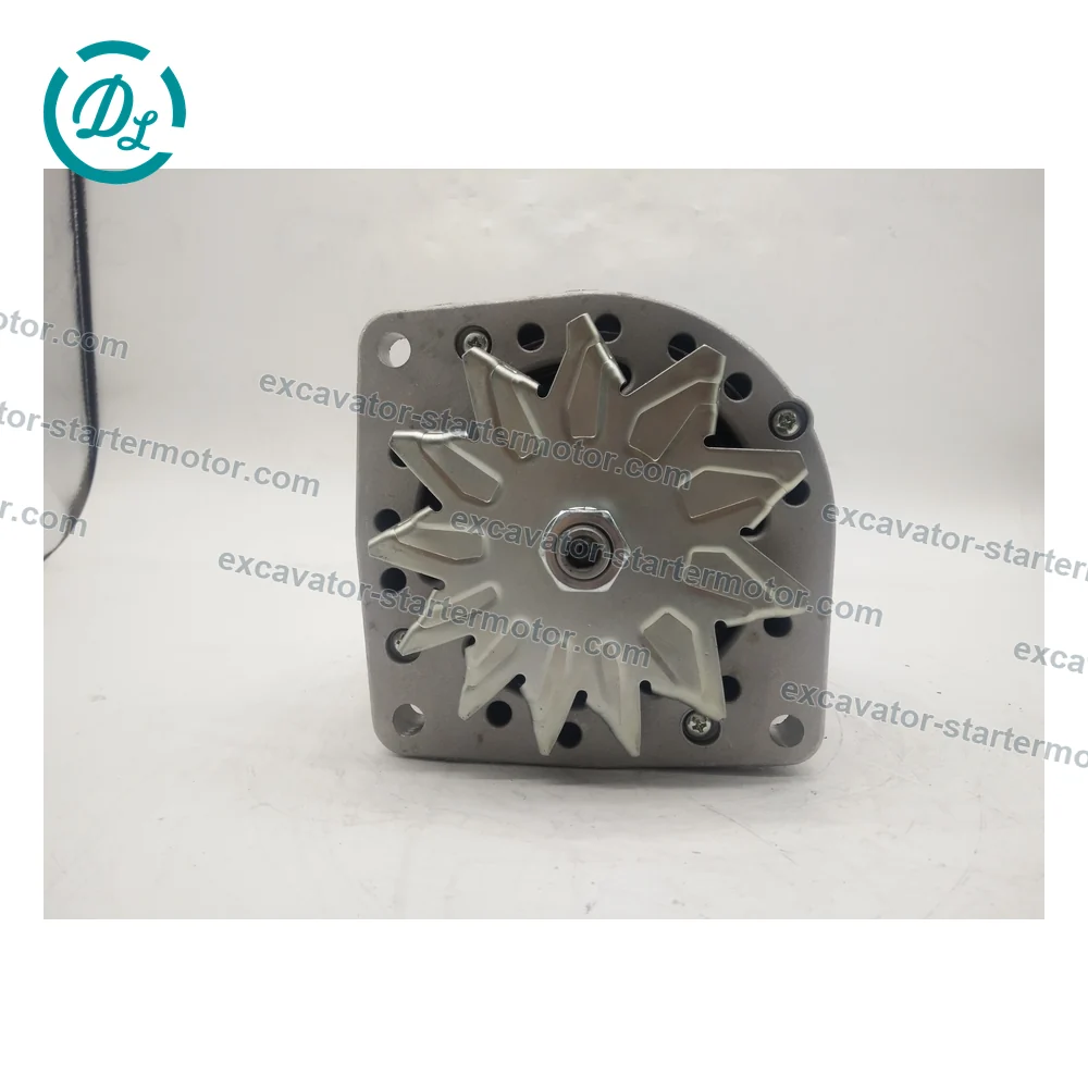 1336136 0120468131 24V 65A Alternator for Scania 94 114 124 144 and Pre-2004 P/R/T Series, OEM/reference 1336136, 24 V / 65 A / grounded / 17 mm shaft / supplied without pulley, product view 2