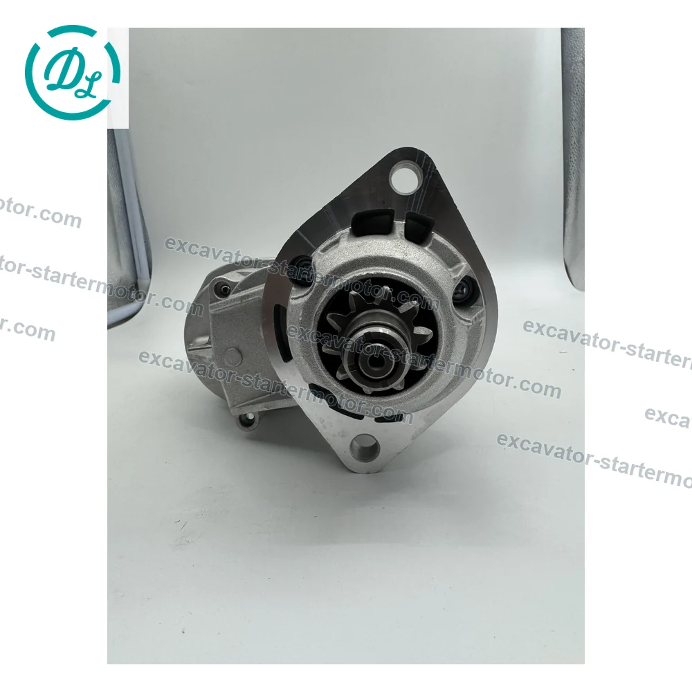 3863128 228000-0630 24V 4.5kW 10T Starter for Cummins 6BT 6D102 Komatsu PC200-6, OEM/reference 3863128, 24V 4.5kW 10-Tooth CW OSGR Starter Motor
