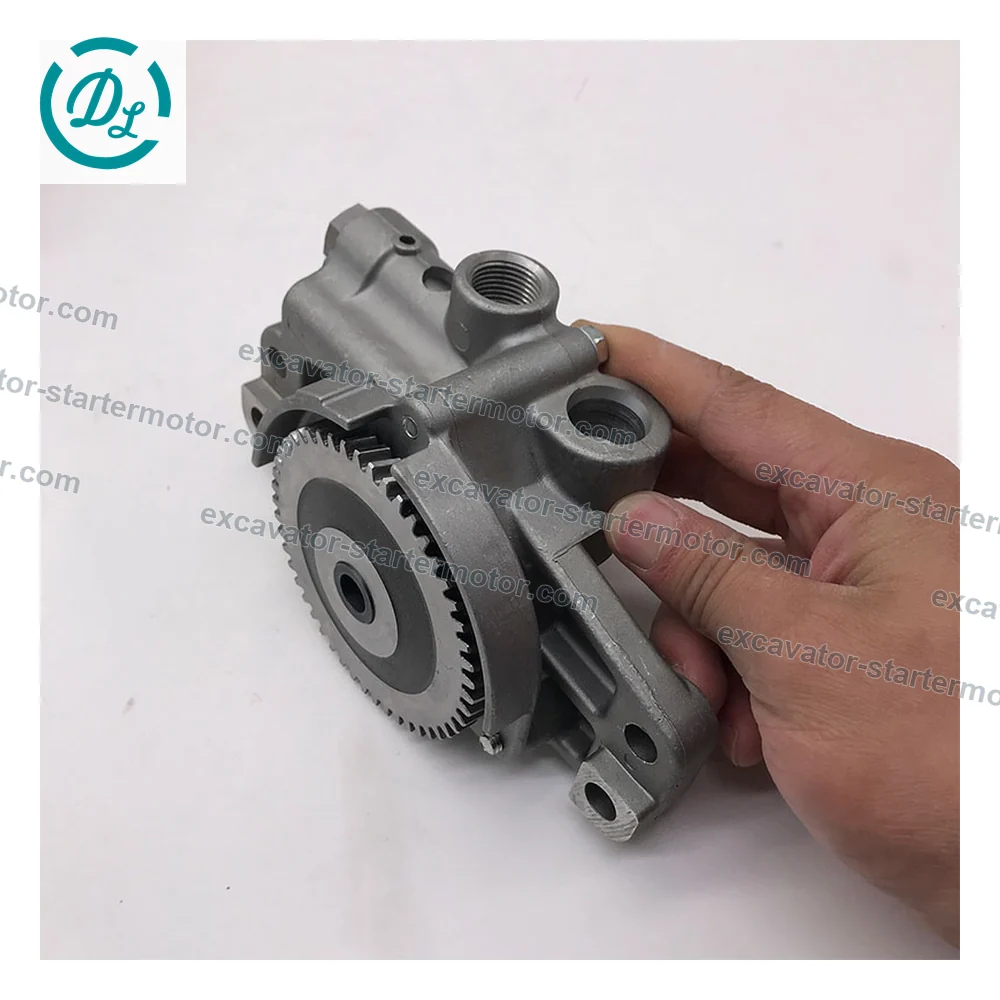 8-97048809-3 Oil Pump for Isuzu 4LE1 4LE2, OEM/reference 8-97048809-3, Gear-Driven Engine Oil Pump Assembly