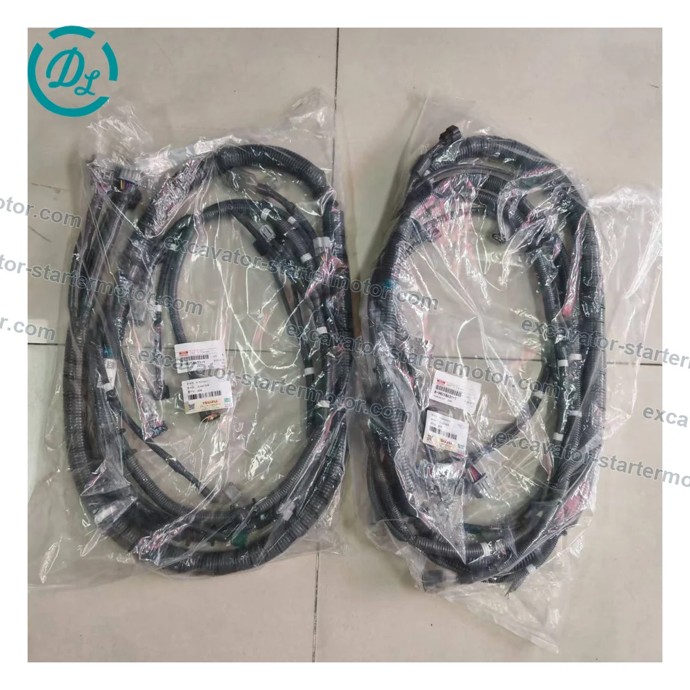 8-98258631-1 8982586311 Engine Wiring Harness for Isuzu 6WG1 SANY SY485, OEM/reference 8-98258631-1, Multi-Branch Engine Wiring Harness
