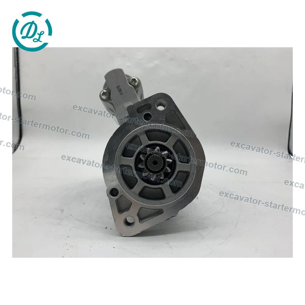 M002T63271 12V 2.2kW 10-Tooth Starter for Mitsubishi 4M40 and 4M41, OEM/reference M002T63271, Starter Motor, product view 4