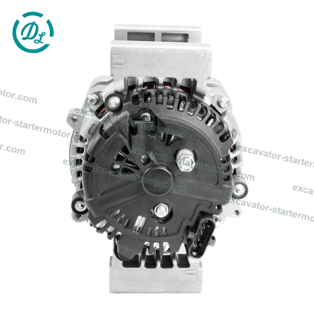 A0151540302 8600690 24V 100A Alternator for Mercedes Actros OM470 OM471 OM473, OEM/reference A0151540302, 24V 100A CW 28SI Alternator, product view 2