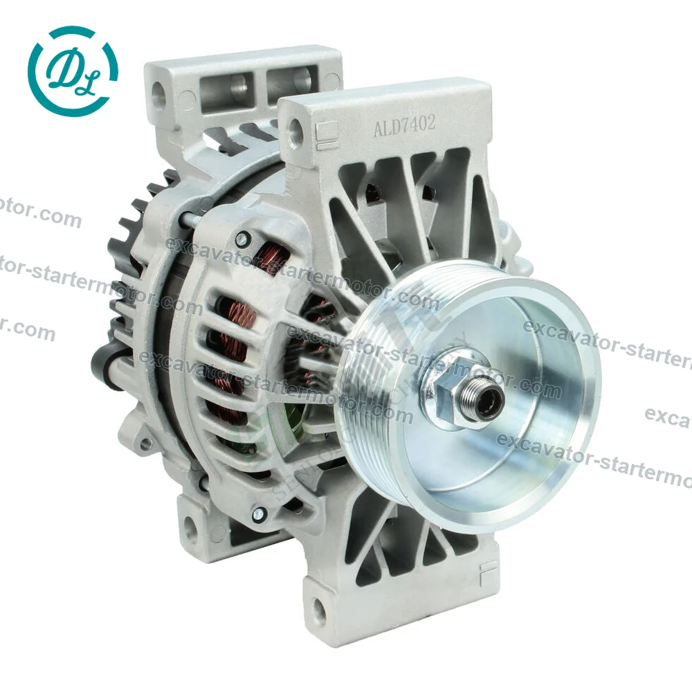 A0151540302 8600690 24V 100A Alternator for Mercedes Actros OM470 OM471 OM473, OEM/reference A0151540302, 24V 100A CW 28SI Alternator, product view 3