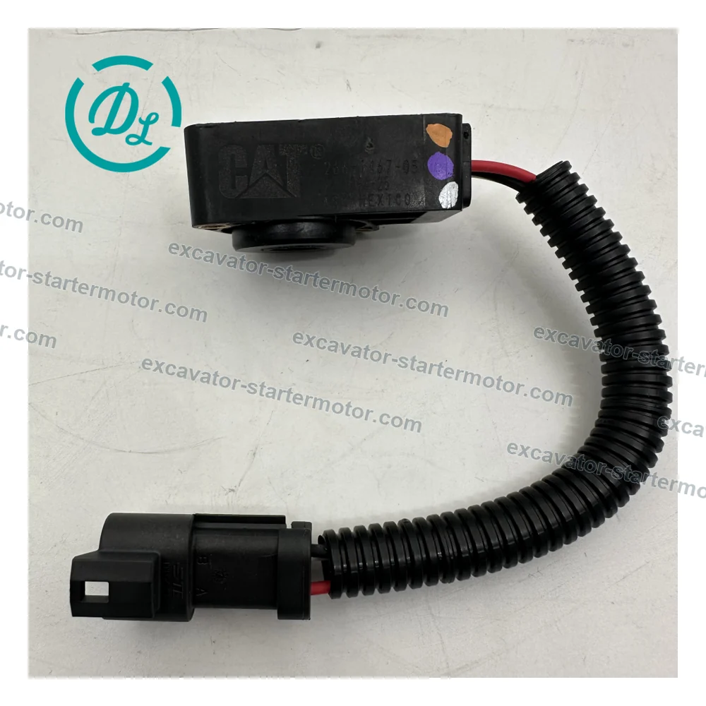 266-1467 72-Degree 3-Pin Position Sensor for Cat D6, D7 and D8, OEM/reference 266-1467, 72-Degree 3-Pin Rotary Position Sensor, product view 4