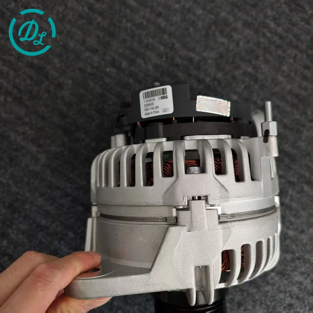 0124655924 Alternator for Excavator and Diesel Equipment, OEM/reference 0124655924, Alternator, product view 4