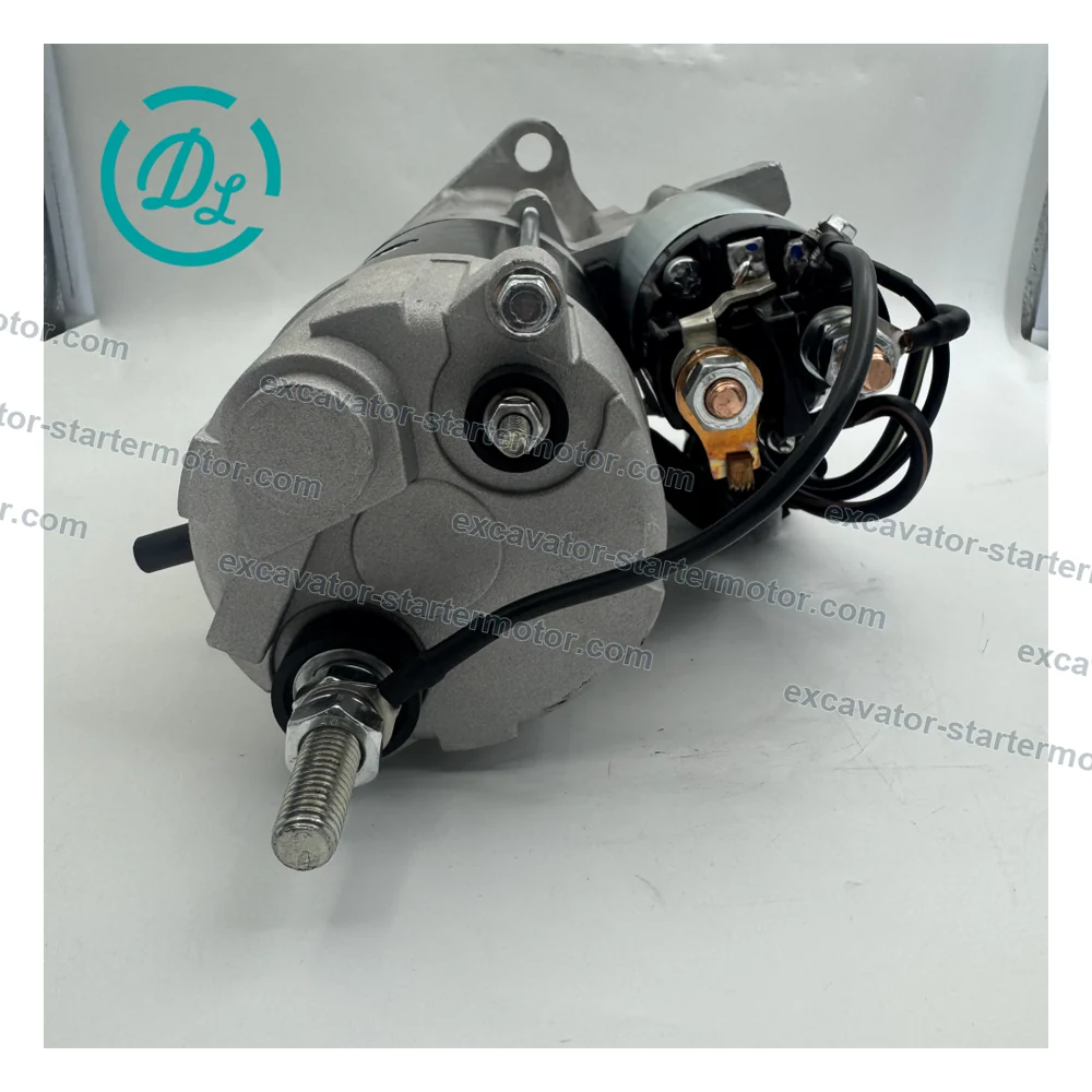 M009T82672 24V 7.0kW 12T Starter for Volvo EC360 EC380 EC460, OEM/reference M009T82672, 24V 7.0kW 12-Tooth Clockwise Starter Motor, product view 5