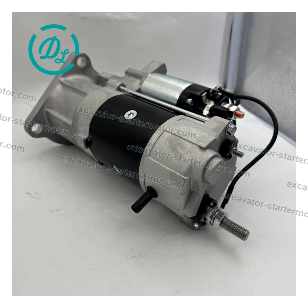 M009T82672 24V 7.0kW 12T Starter for Volvo EC360 EC380 EC460, OEM/reference M009T82672, 24V 7.0kW 12-Tooth Clockwise Starter Motor, product view 6