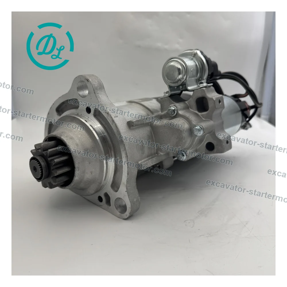 M009T82672 24V 7.0kW 12T Starter for Volvo EC360 EC380 EC460, OEM/reference M009T82672, 24V 7.0kW 12-Tooth Clockwise Starter Motor, product view 7