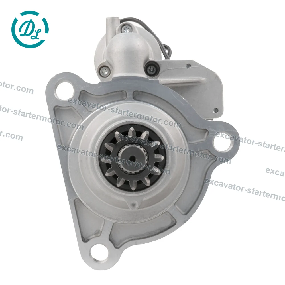 0001241005 24V 5.5kW 12-Tooth Starter Motor for MAN TGA, TGS and TGX, OEM/reference 0001241005, 24V 5.5kW 12-Tooth PLGR Starter Motor, product view 4