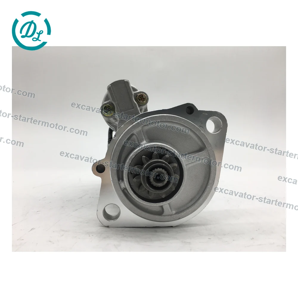 897137-4780 24V 3.2kW 11-Tooth Starter for CAT 315C and Hitachi ZX80US, OEM/reference 897137-4780, Starter Motor, product view 2