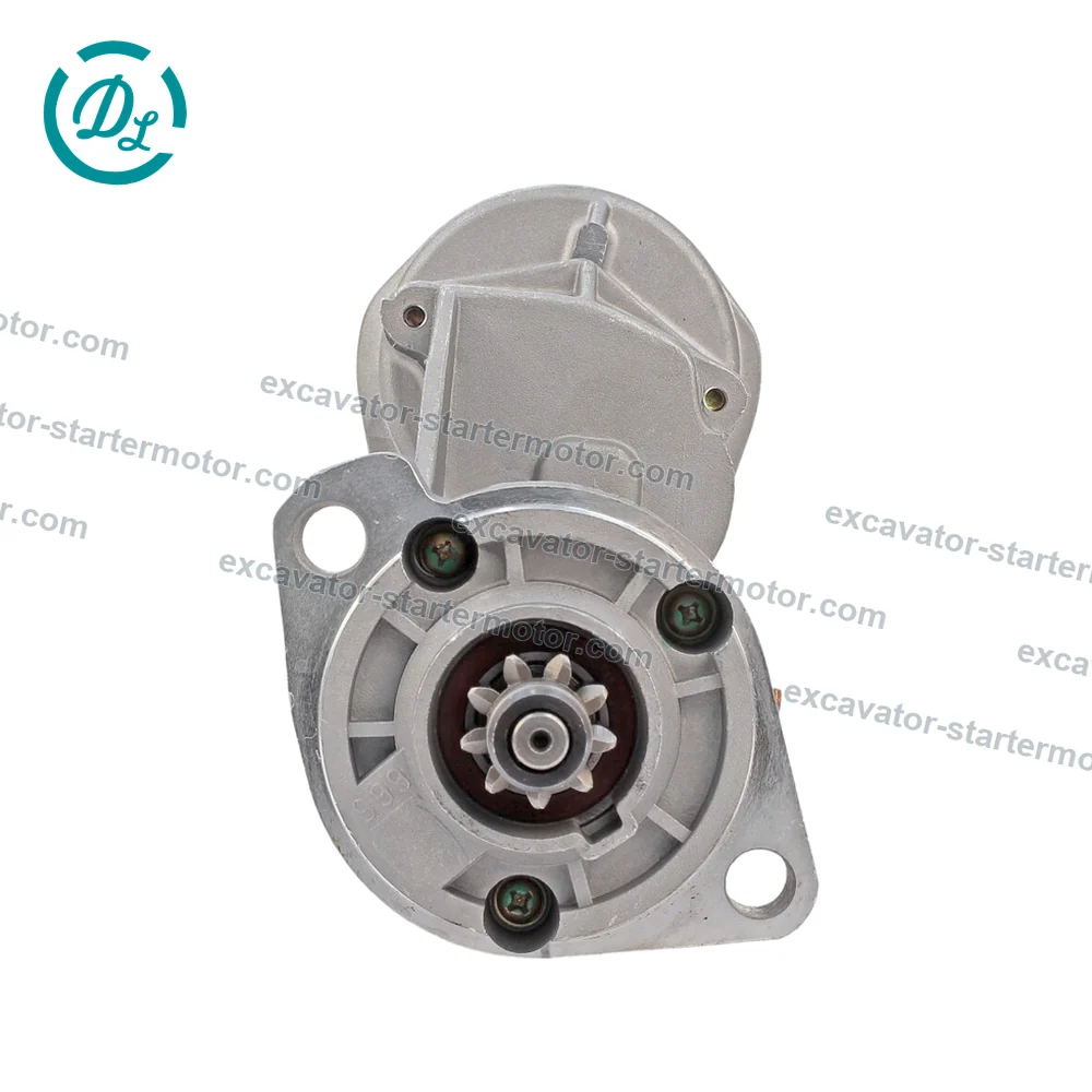 28100-20210 28100-20560-71 24V 4.5kW 9T Starter Motor for Toyota 2J, OEM/reference 28100-20210 / 28100-20560-71 / 028000-3530 / 17284N, 24V 4.5kW 9T Denso Direct-drive Starter Motor, product view 2