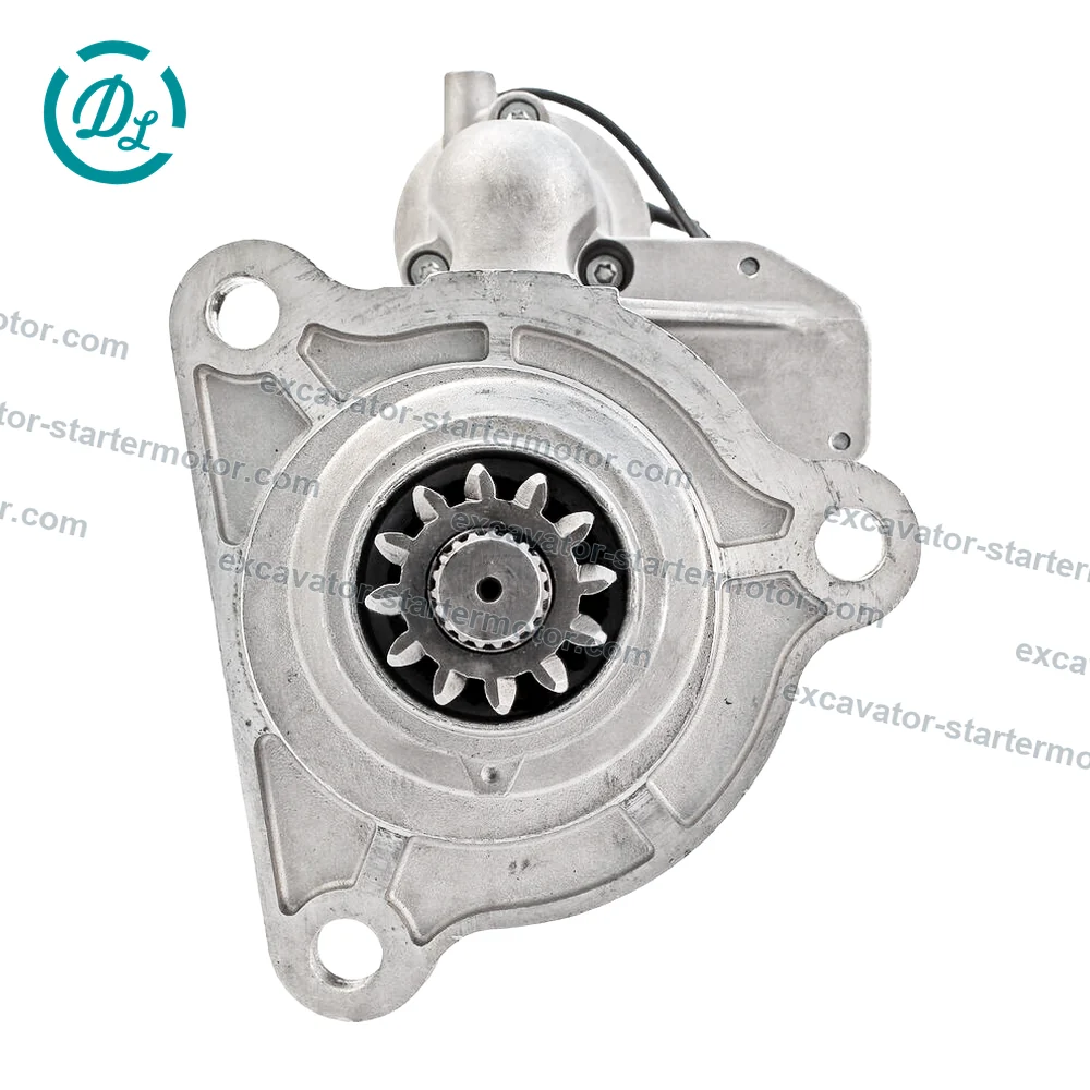 0001241005 24V 5.5kW 12-Tooth Starter Motor for MAN TGA, TGS and TGX, OEM/reference 0001241005, 24V 5.5kW 12-Tooth PLGR Starter Motor, product view 2