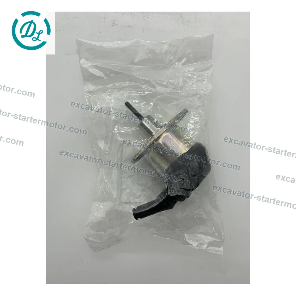 1G772-60014 12V Fuel Stop Solenoid for Kubota V2607 V3307 KX057 KX080, OEM/reference 1G772-60014, 12V Fuel Stop Solenoid