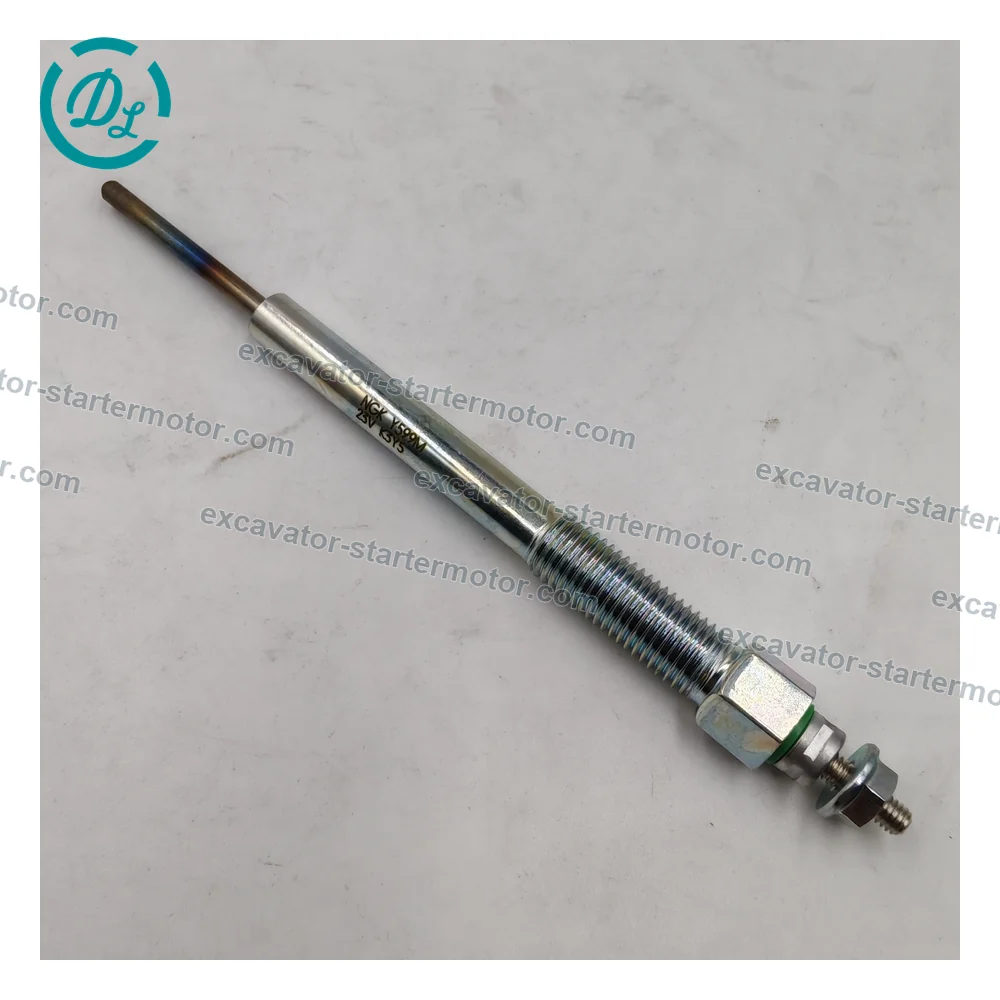 8-98054256-0 24V Glow Plug for Isuzu 4JJ1 Engines, OEM/reference 8-98054256-0, Engine Glow Plug