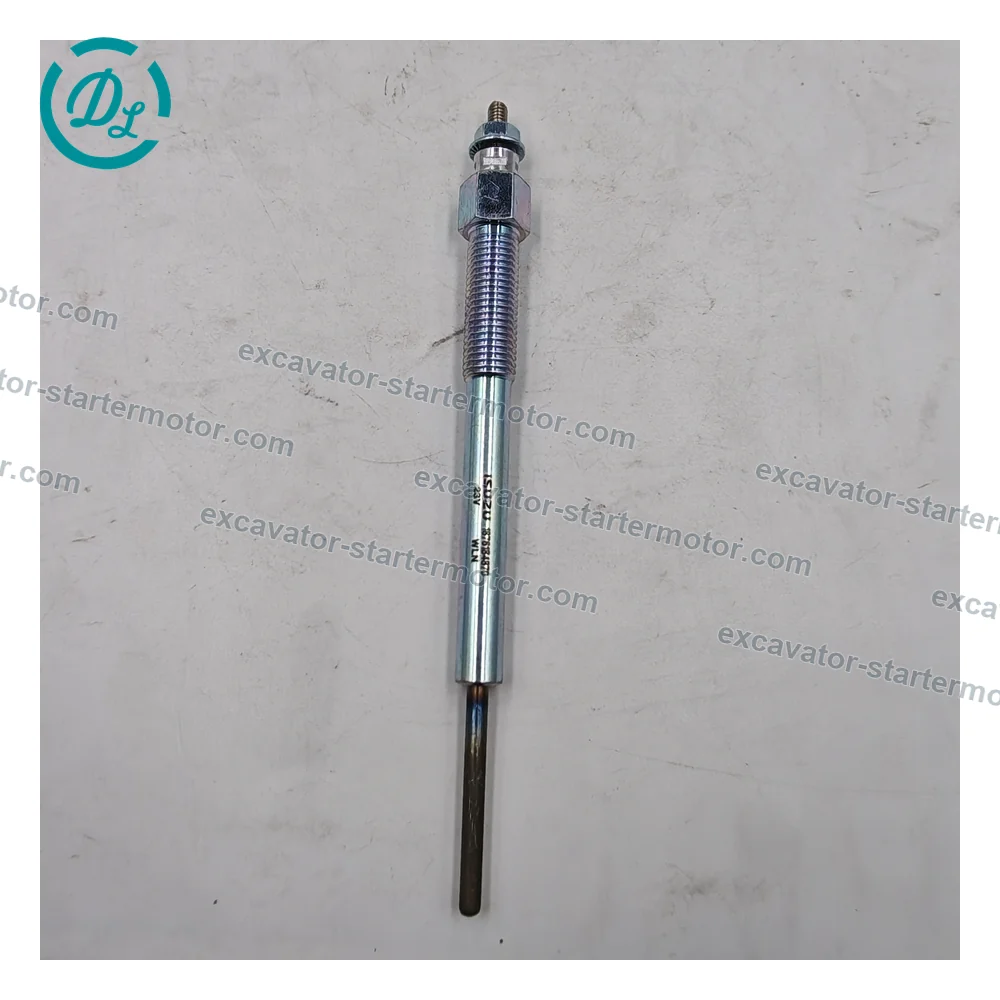 8-98054256-0 24V Glow Plug for Isuzu 4JJ1 Engines, OEM/reference 8-98054256-0, Engine Glow Plug, product view 4