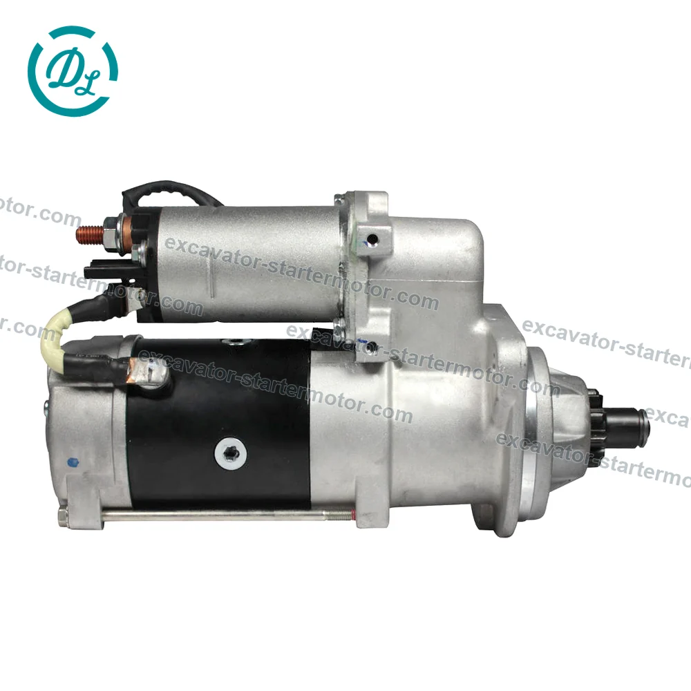 87739573 24V 4kW 10T Starter Motor for Case 845 Grader, OEM/reference 87739573, 24V 4.0kW 10T Starter Motor
