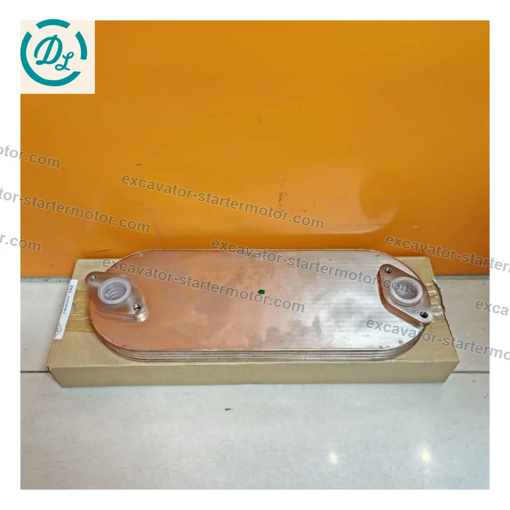 8-97334100-2 8973341002 Oil Cooler Core for Isuzu 4HK1 Hitachi ZX200-3, OEM/reference 8-97334100-2, Stacked-Plate Engine Oil-Cooler Core Assembly