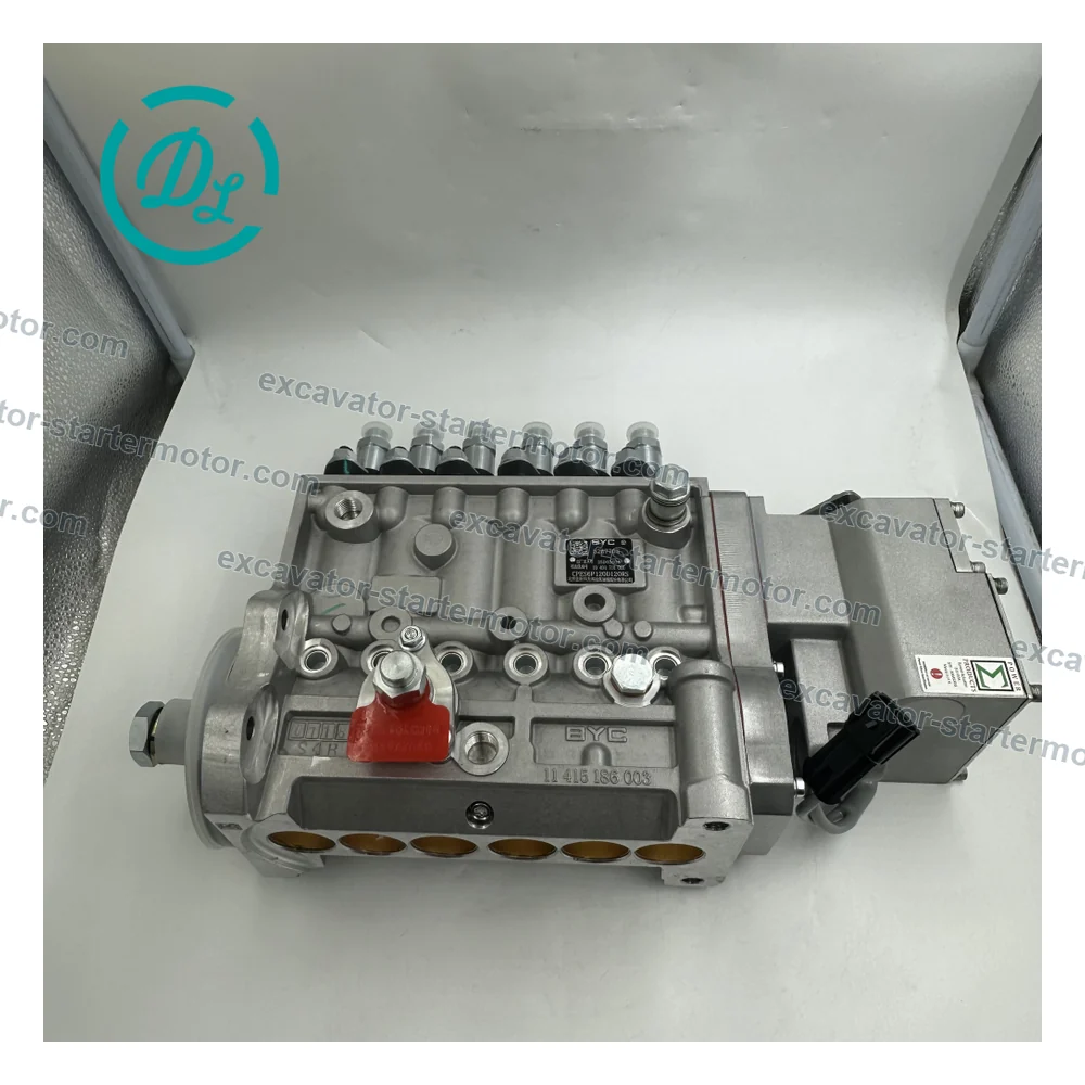 10404716066 5267708 Fuel Injection Pump for Cummins 6CTAA8.3, OEM/reference 10404716066, Six-Cylinder Inline Fuel Injection Pump, product view 6