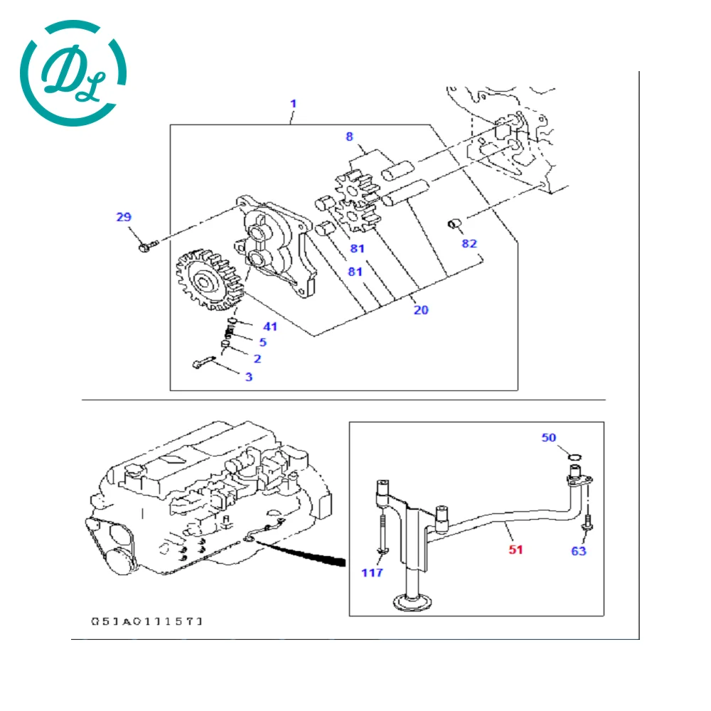 1-13314049-1 Engine Replacement Part for Excavator and Diesel Equipment, OEM/reference 1-13314049-1, Engine Replacement Part