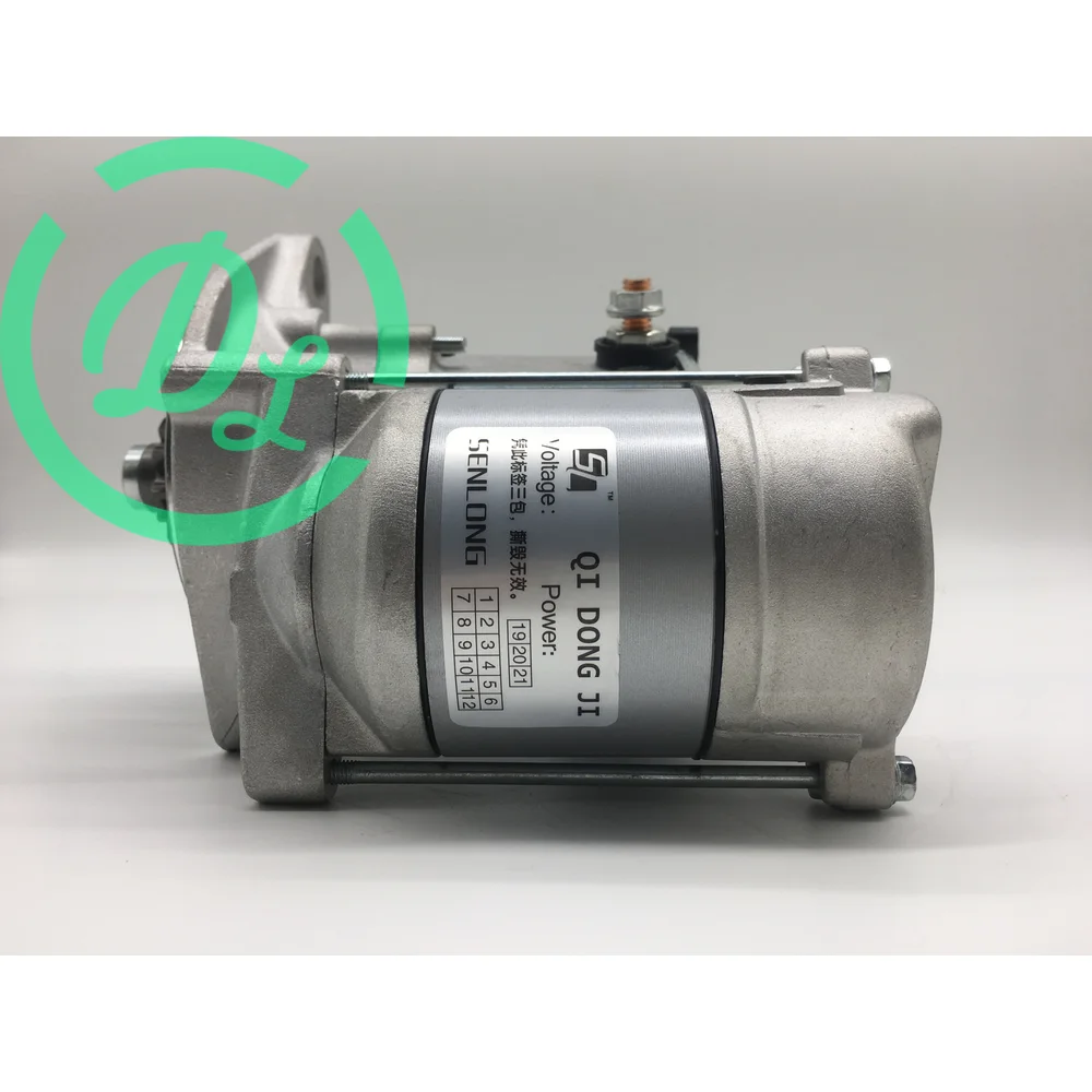 129129-77010 Starter Motor for Excavator and Diesel Equipment, OEM/reference 129129-77010, Starter Motor, product view 3