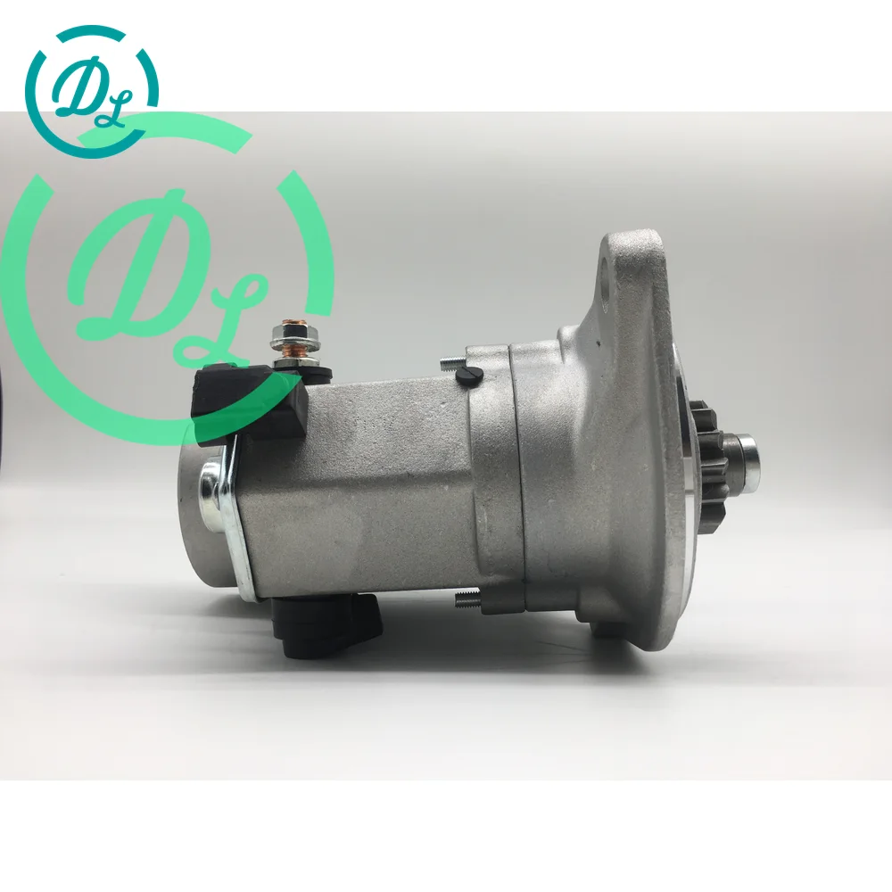 129129-77010 Starter Motor for Excavator and Diesel Equipment, OEM/reference 129129-77010, Starter Motor, product view 4
