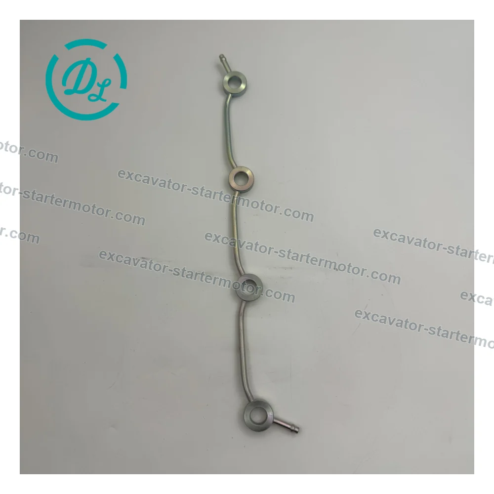 16454-42502 Fuel Return Overflow Pipe for Kubota V2203 V2403, OEM/reference 16454-42502, Injector Fuel Return Overflow Pipe Assembly, product view 2