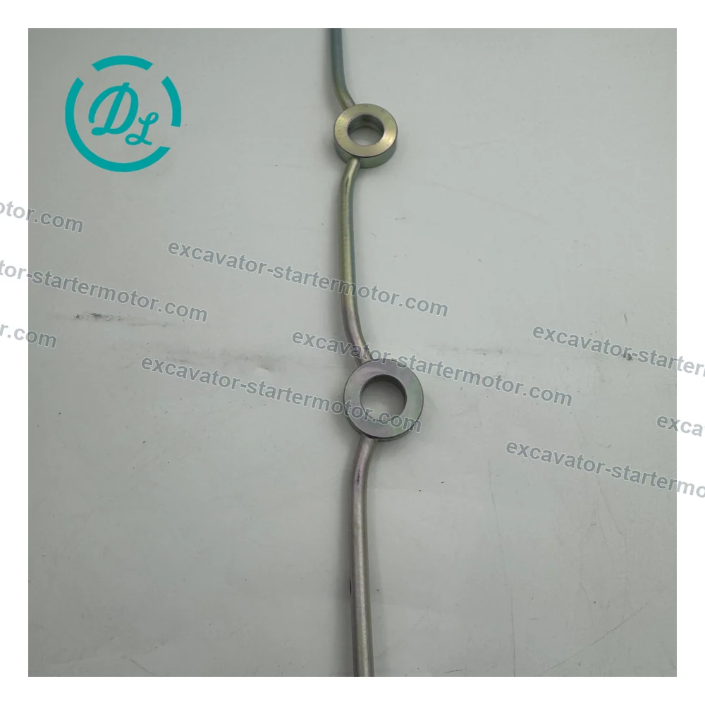 16454-42502 Fuel Return Overflow Pipe for Kubota V2203 V2403, OEM/reference 16454-42502, Injector Fuel Return Overflow Pipe Assembly, product view 4