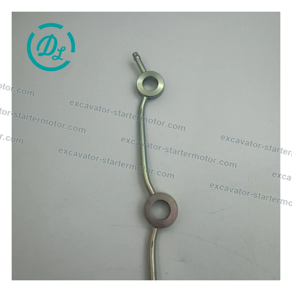 16454-42502 Fuel Return Overflow Pipe for Kubota V2203 V2403, OEM/reference 16454-42502, Injector Fuel Return Overflow Pipe Assembly, product view 5