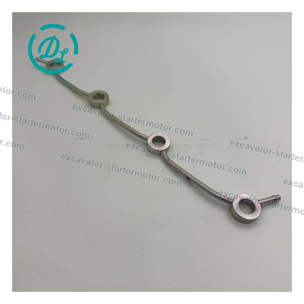16454-42502 Fuel Return Overflow Pipe for Kubota V2203 V2403, OEM/reference 16454-42502, Injector Fuel Return Overflow Pipe Assembly, product view 6