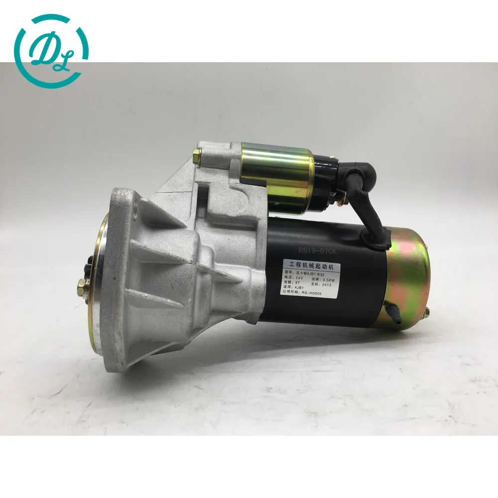M2T64371 24V Starter Motor for Excavator and Diesel Equipment, OEM/reference 5-4JB1-B · M2T64371, Starter Motor