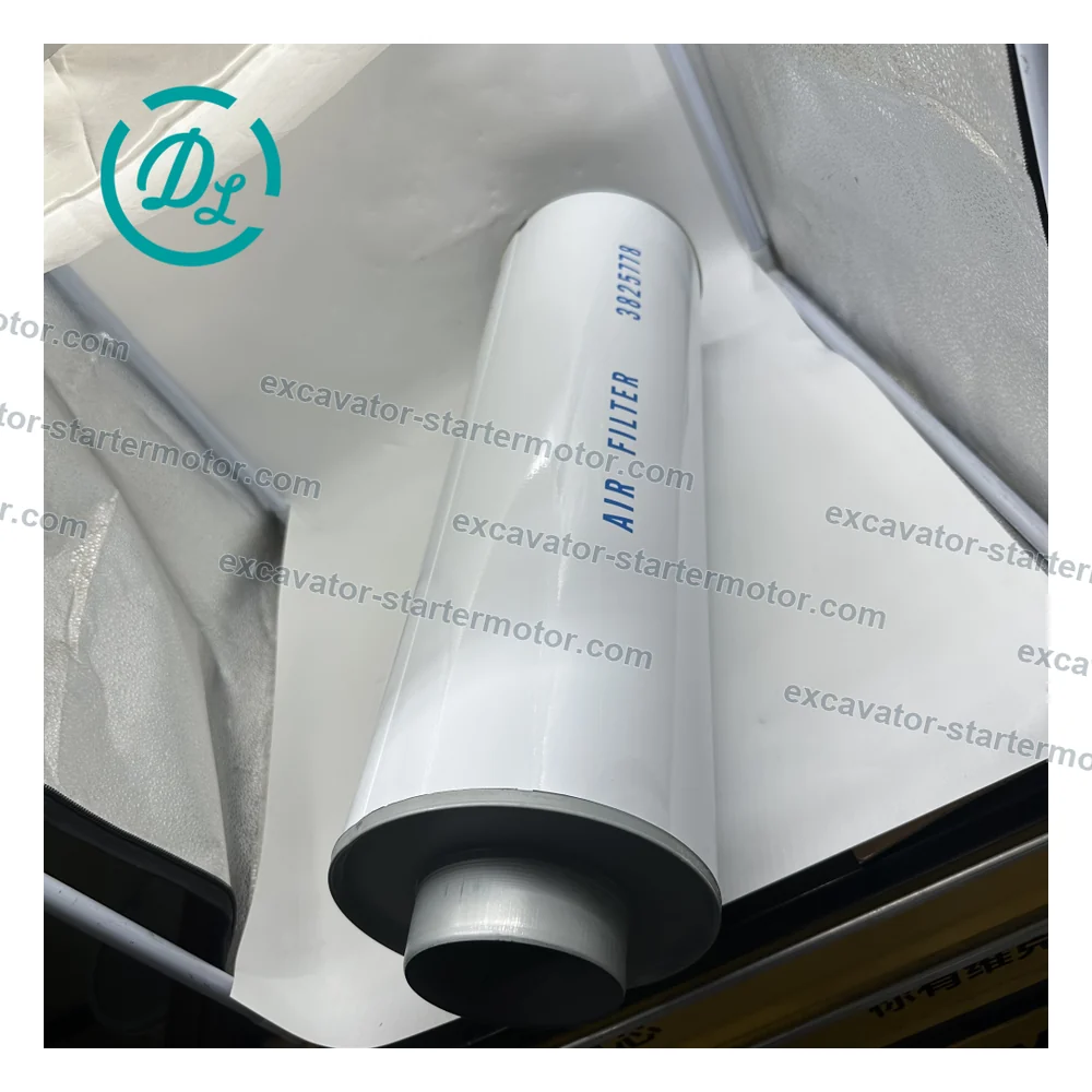 3825778 Air Filter for Volvo Penta TWD610G TWD710G TAD730G, OEM/reference 3825778, Cylindrical Industrial Engine Air Filter