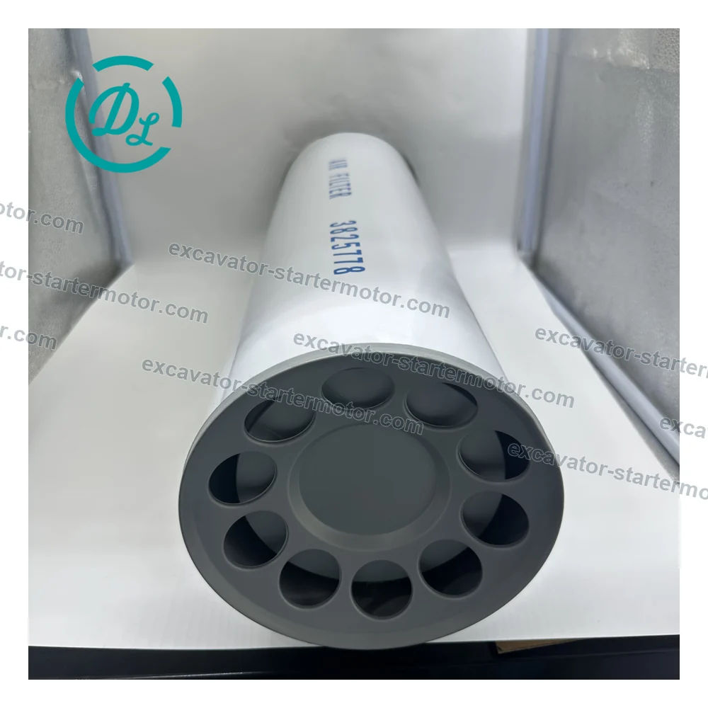 3825778 Air Filter for Volvo Penta TWD610G TWD710G TAD730G, OEM/reference 3825778, Cylindrical Industrial Engine Air Filter, product view 4