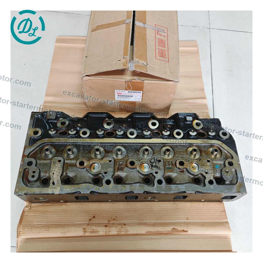 8-97141821-4 8971418214 Cylinder Head for Isuzu 4BG1 4BD1, OEM/reference 8-97141821-4, Engine Cylinder Head, product view 2