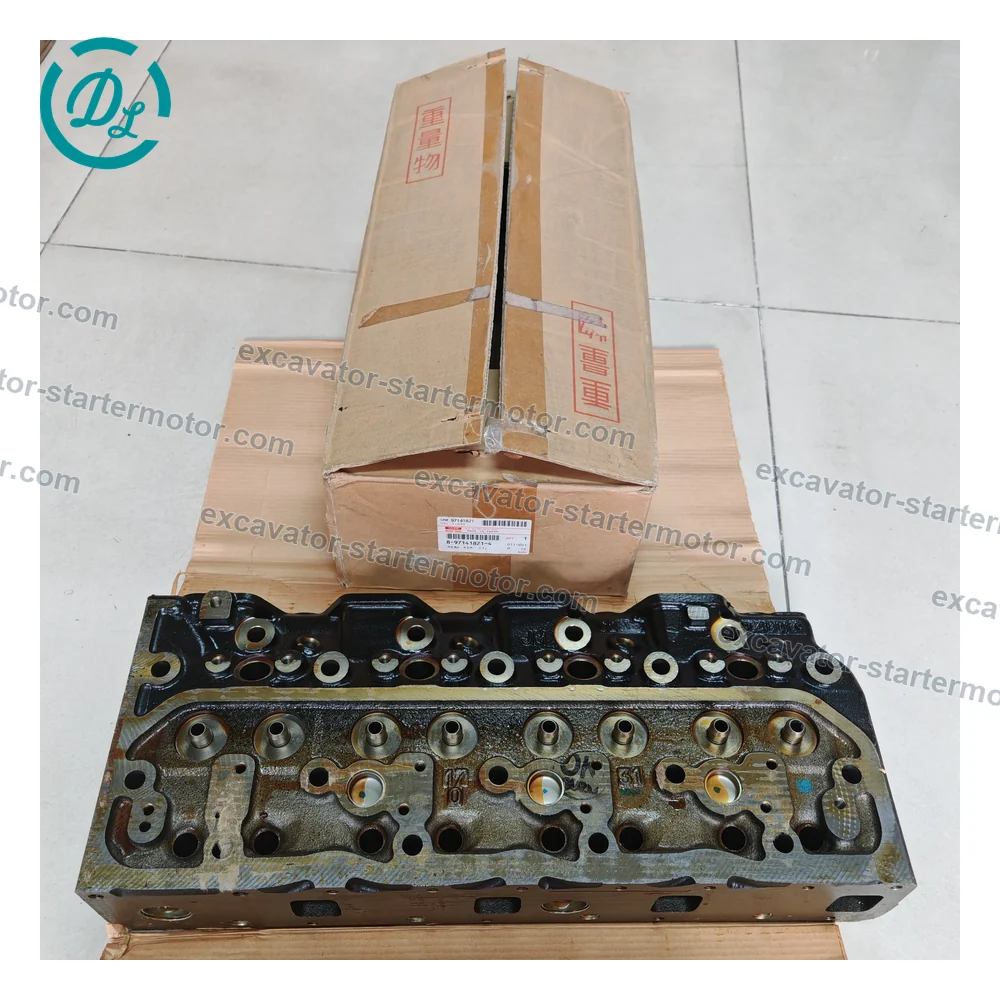 8-97141821-4 8971418214 Cylinder Head for Isuzu 4BG1 4BD1, OEM/reference 8-97141821-4, Engine Cylinder Head, product view 3