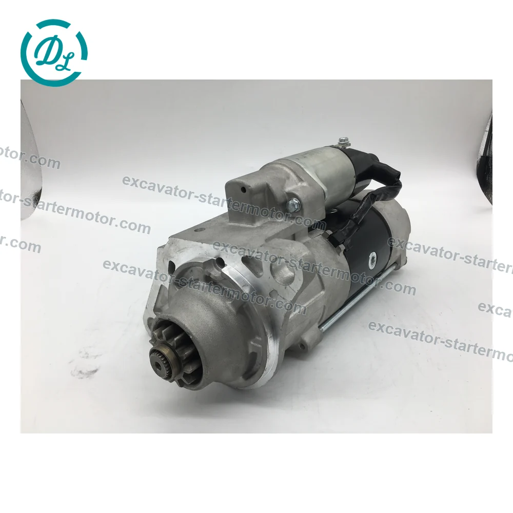 M008T60972 24V 5.0kW 11-Tooth Starter for Hitachi ZX330/ZX350 and JCB JS330, OEM/reference M008T60972, Starter Motor, product view 2