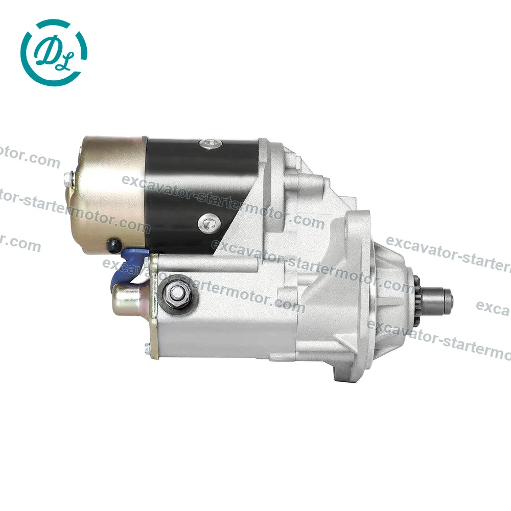 128000-8064 24V 11T Starter Motor for Isuzu 6HE1 6HH1, OEM/reference 128000-8064, 24V 11-Tooth Starter Motor