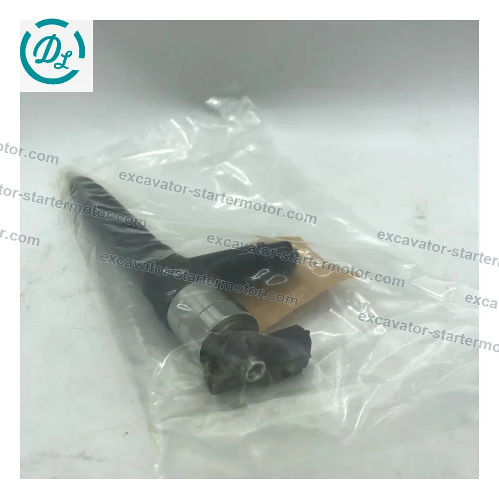 8-98163524-1 295050-0971 Common Rail Injector for Isuzu 4LE2 Kobelco 75SR Case CX75C CX80C, OEM/reference 8-98163524-1, Common Rail Fuel Injector Assembly, product view 5