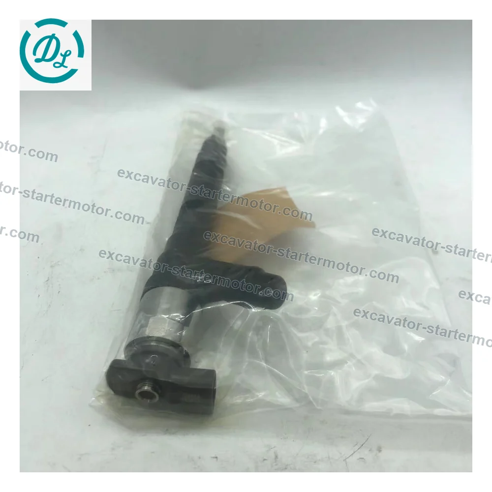 8-98163524-1 295050-0971 Common Rail Injector for Isuzu 4LE2 Kobelco 75SR Case CX75C CX80C, OEM/reference 8-98163524-1, Common Rail Fuel Injector Assembly, product view 7