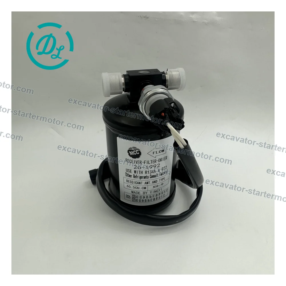 7286433 A/C Receiver Drier for Bobcat A770, S-Series and T-Series Loaders, OEM/reference 7286433, A/C Receiver Drier, product view 6