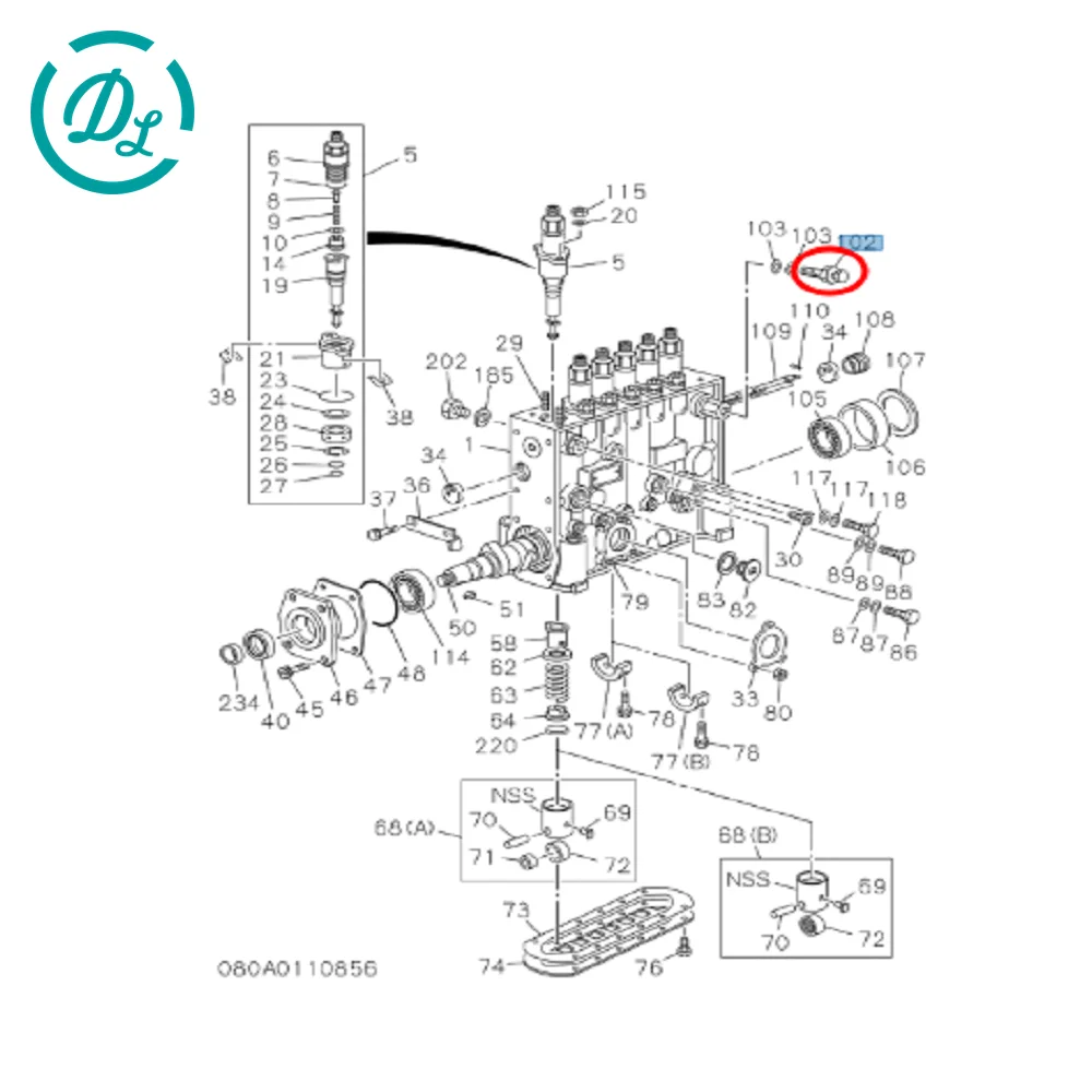 1-15619321-0 Engine Replacement Part for Excavator and Diesel Equipment, OEM/reference 1-15619321-0, Engine Replacement Part
