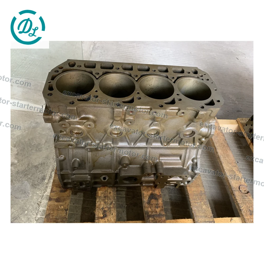 729901-01570 Cylinder Block Assembly for Yanmar 4TNE94L, OEM/reference 729901-01570, Bare Engine Cylinder Block Assembly, product view 5