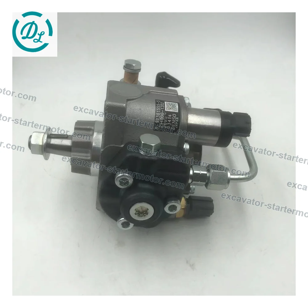 8-97381555-5 294000-1202 Common Rail Injection Pump for Isuzu 4JJ1, OEM/reference 8-97381555-5, 4JJ1 High-Pressure Common Rail Injection Pump, product view 3