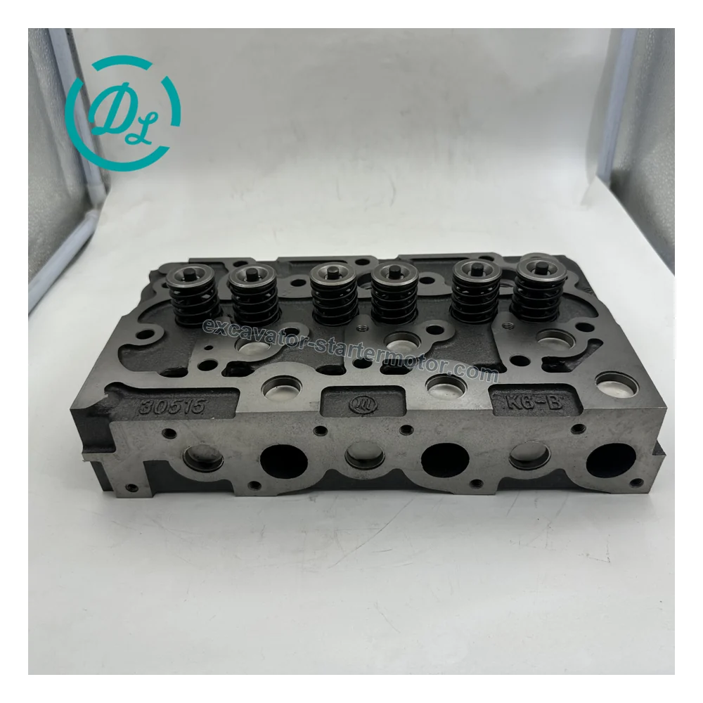 15521-03040 Complete Cylinder Head for Kubota D1402 Engine, OEM/reference 15521-03040, Complete Engine Cylinder Head, product view 2