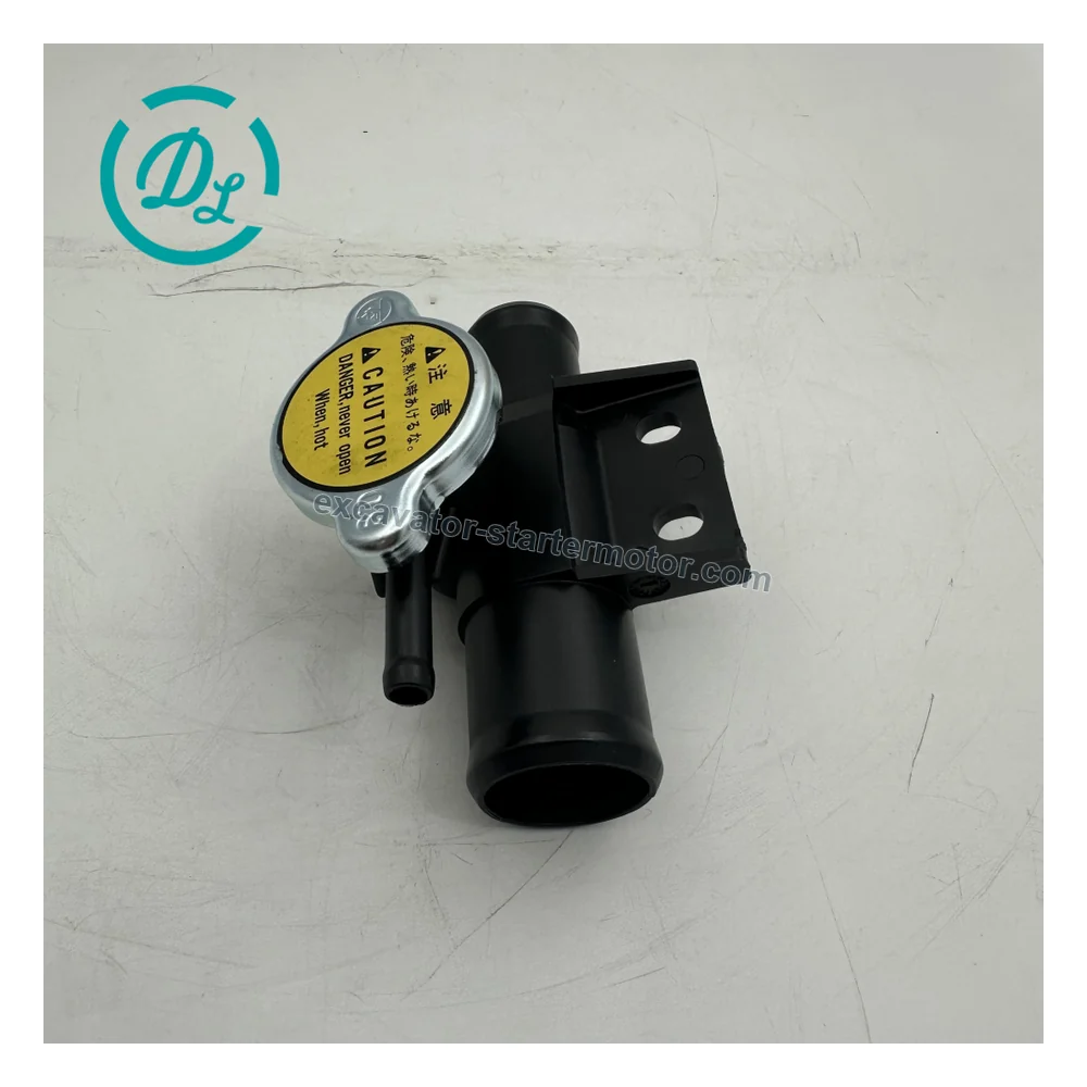 RC411-42310 Radiator Filler Neck and Cap Assembly for Kubota U30-5, OEM/reference RC411-42310, Radiator Cap Assembly, product view 5