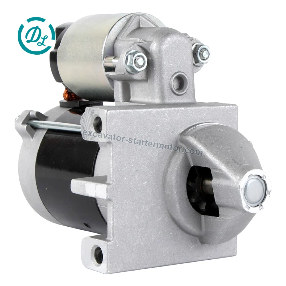 AM107206 Starter Motor for John Deere 108 111 111H and 112L Lawn Tractors, OEM/reference AM107206, Starter Motor, product view 2