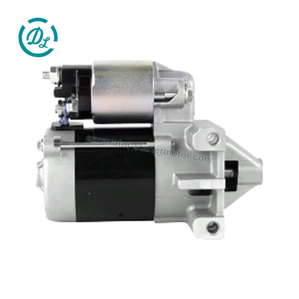 AM107206 Starter Motor for John Deere 108 111 111H and 112L Lawn Tractors, OEM/reference AM107206, Starter Motor, product view 3