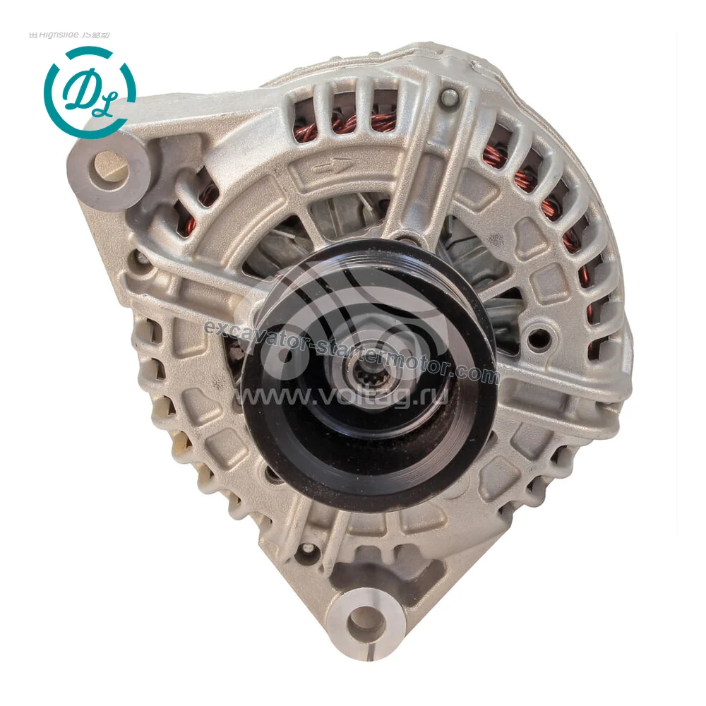RE537508 Alternator for John Deere 344 P-tier Gen-A Loader, OEM/reference RE537508, Alternator, product view 2