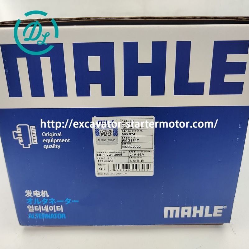 EexcavaStart MAHLE 197-8820 MG 974 Alternateur de pelle 24V 95A Moteur C9 0